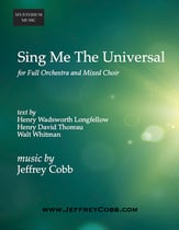 Sing Me The Universal SATB choral sheet music cover
